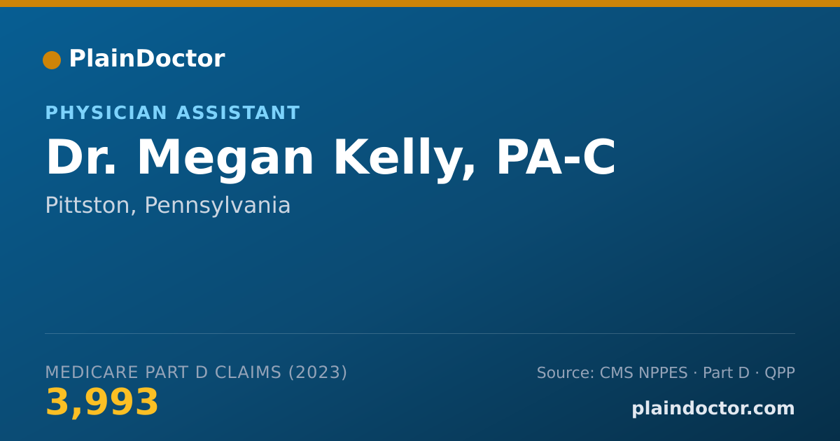 Shareable card for Megan Kelly, PA-C - Physician Assistant, Pittston, PA