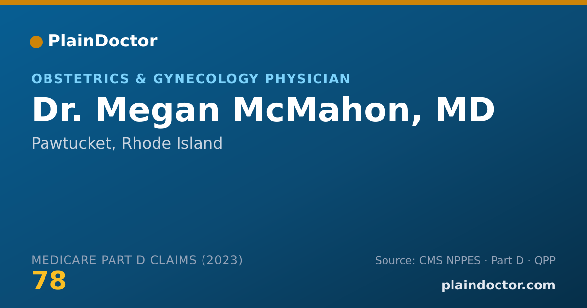 Shareable card for Megan McMahon, MD - Obstetrics & Gynecology Physician, Pawtucket, RI