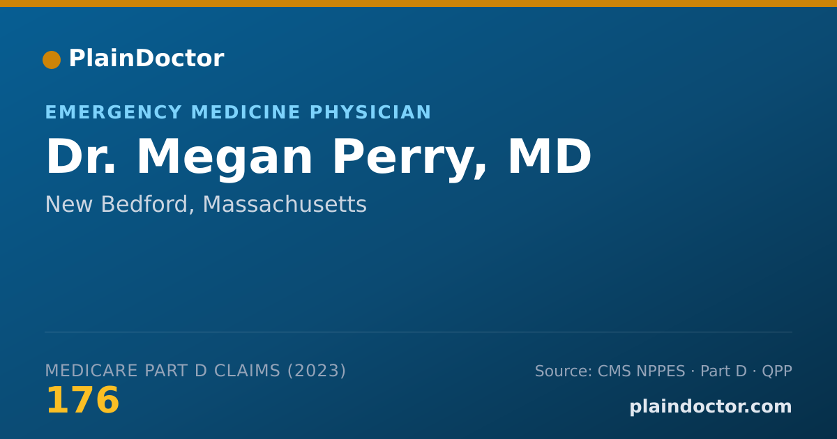 Shareable card for Megan Perry, MD - Emergency Medicine Physician, New Bedford, MA