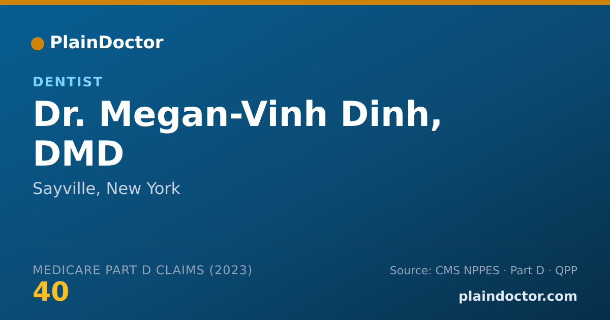 Shareable card for Megan-Vinh Dinh, DMD - Dentist, Sayville, NY