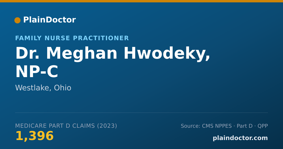 Shareable card for Meghan Hwodeky, NP-C - Family Nurse Practitioner, Westlake, OH