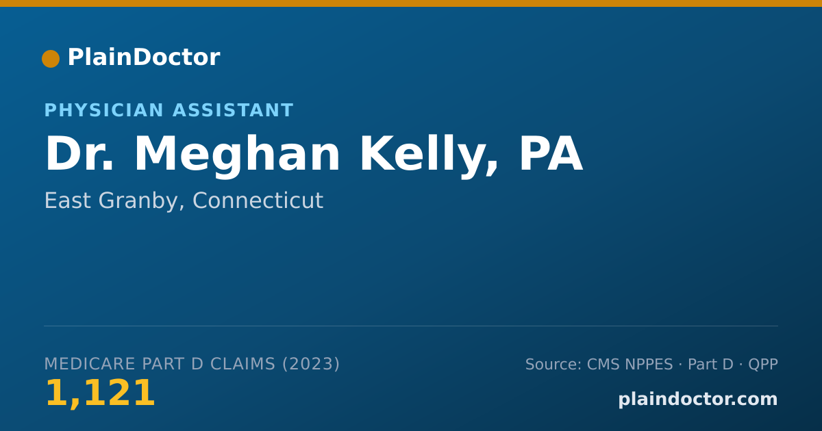 Shareable card for Meghan Kelly, PA - Physician Assistant, East Granby, CT