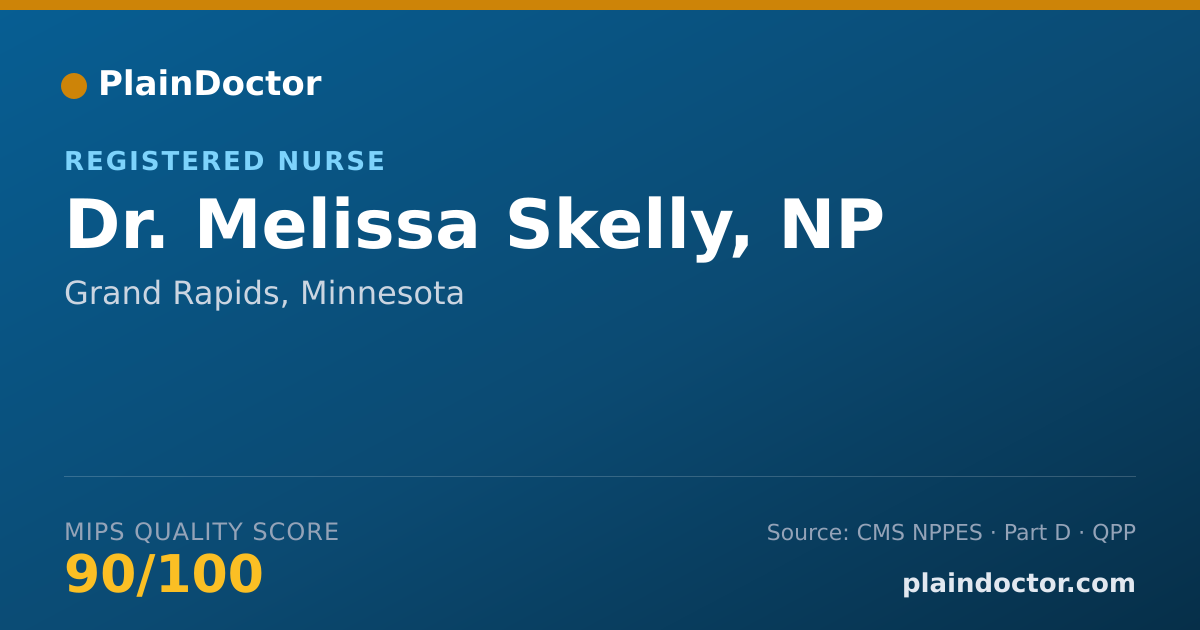 Shareable card for Melissa Skelly, NP - Registered Nurse, Grand Rapids, MN