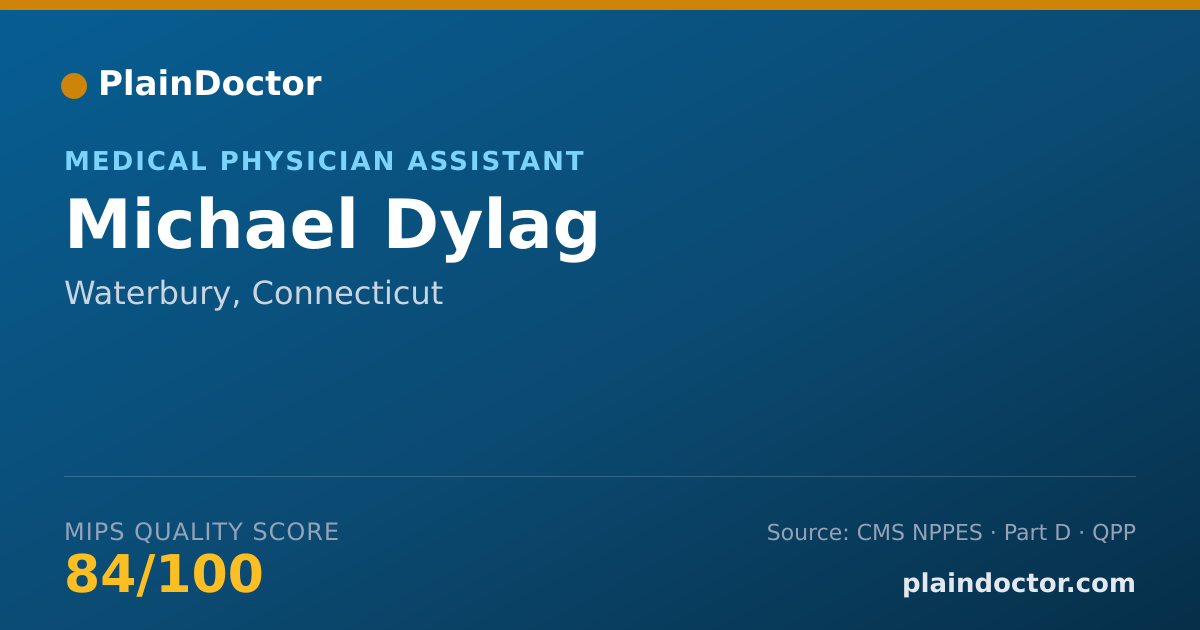 Shareable card for Michael Dylag - Medical Physician Assistant, Waterbury, CT