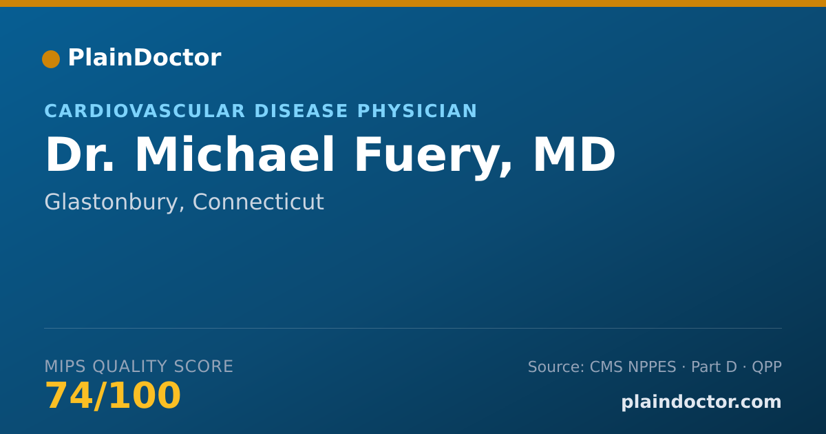 Shareable card for Michael Fuery, MD - Cardiovascular Disease Physician, Glastonbury, CT