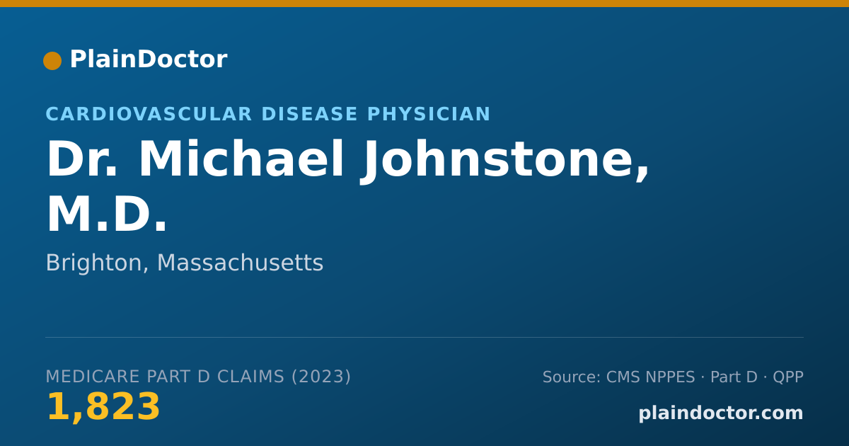 Shareable card for Michael Johnstone, M.D. - Cardiovascular Disease Physician, Brighton, MA