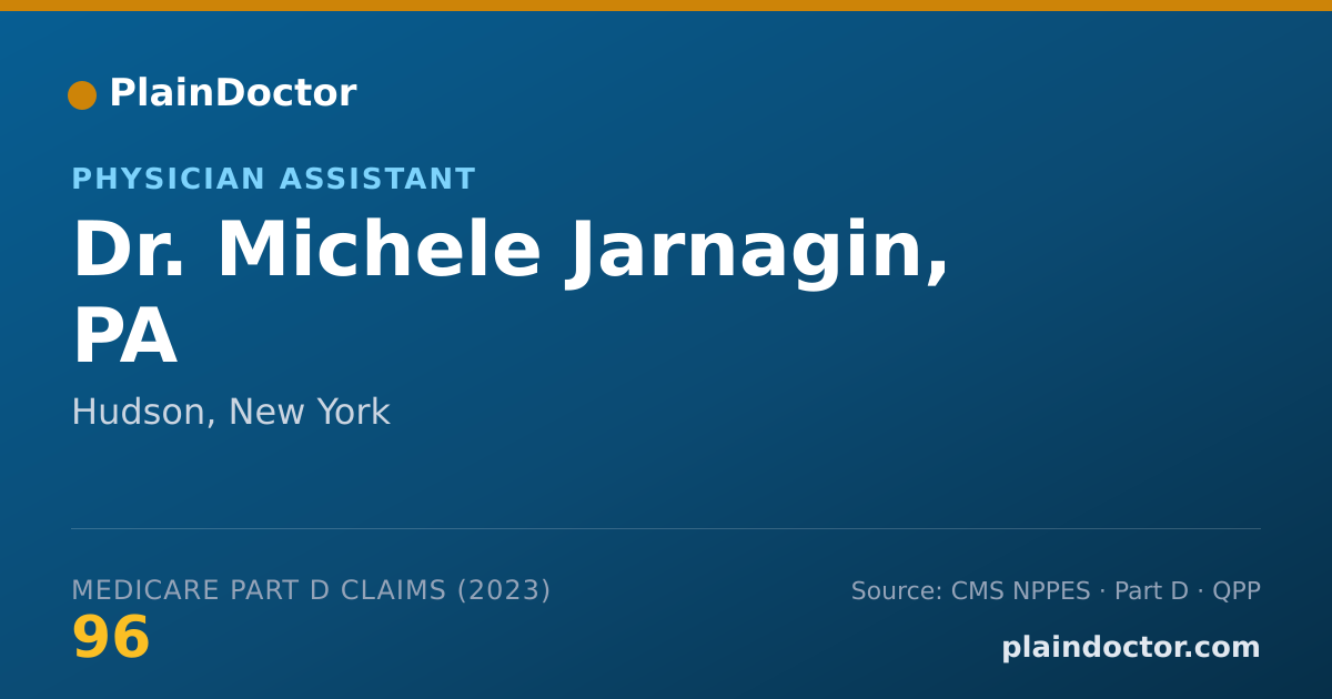 Shareable card for Michele Jarnagin, PA - Physician Assistant, Hudson, NY