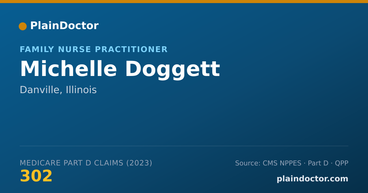 Shareable card for Michelle Doggett - Family Nurse Practitioner, Danville, IL
