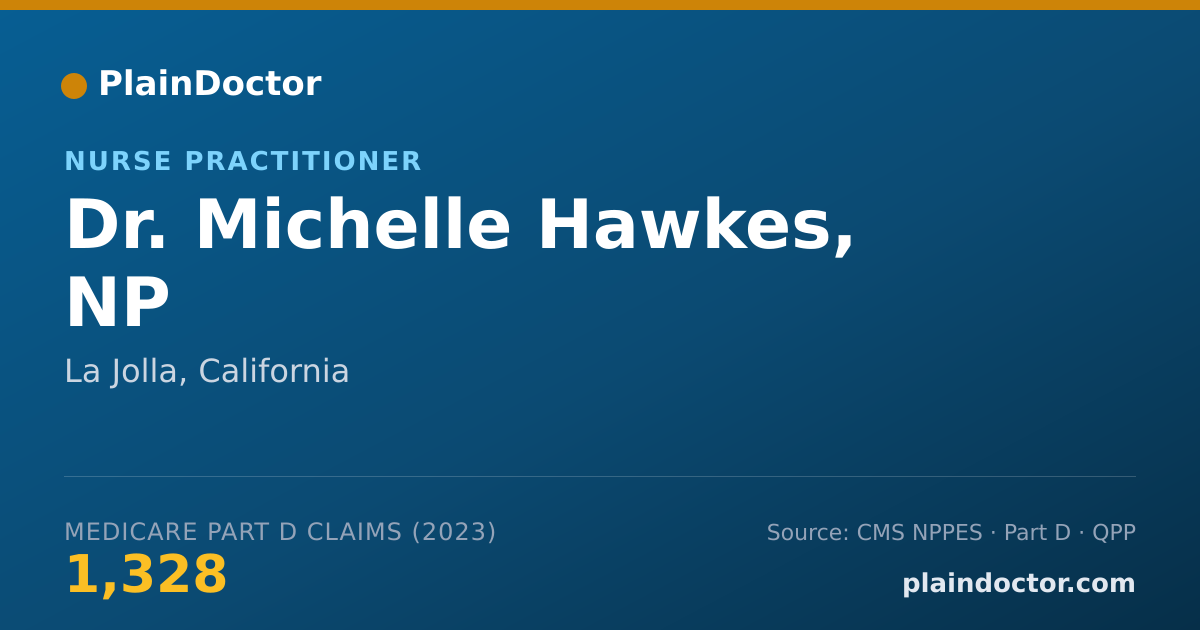 Shareable card for Michelle Hawkes, NP - Nurse Practitioner, La Jolla, CA