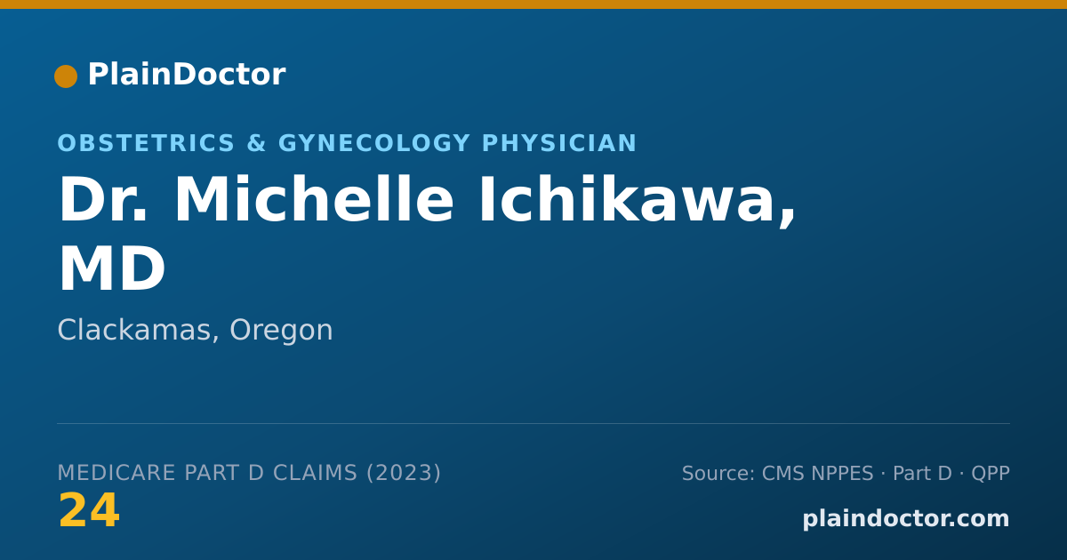 Shareable card for Michelle Ichikawa, MD - Obstetrics & Gynecology Physician, Clackamas, OR