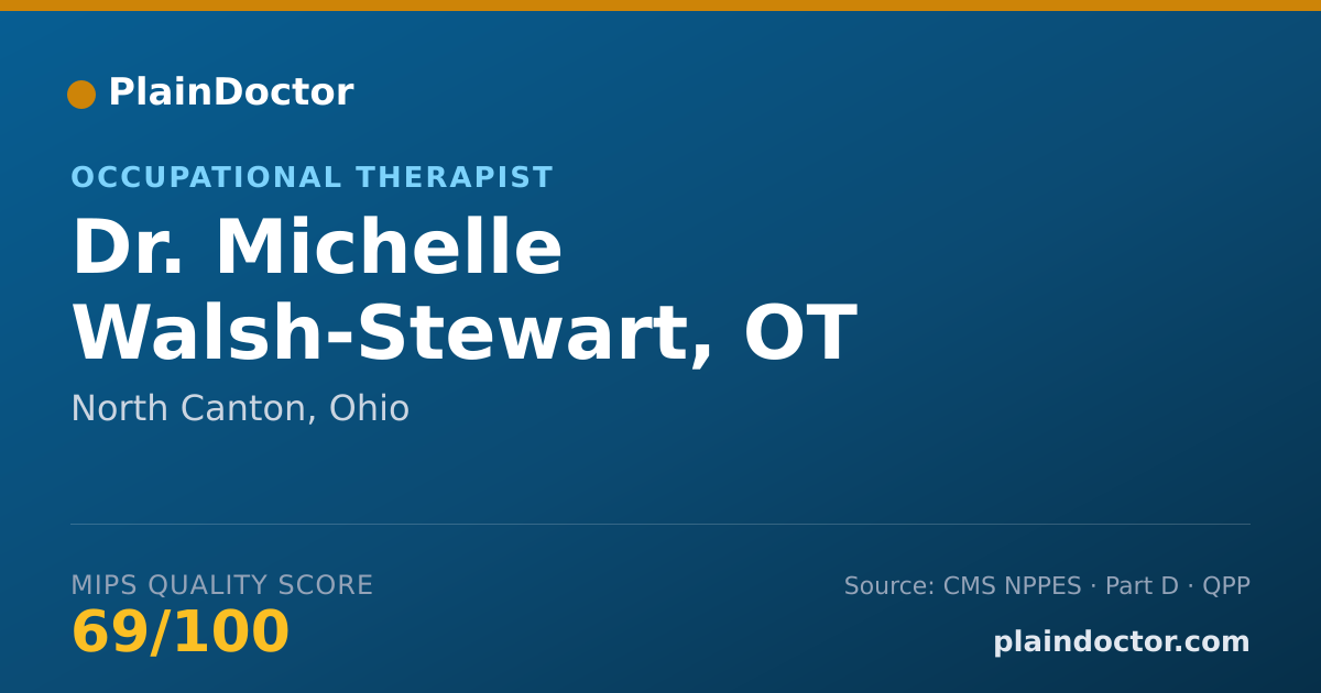 Shareable card for Michelle Walsh-Stewart, OT - Occupational Therapist, North Canton, OH