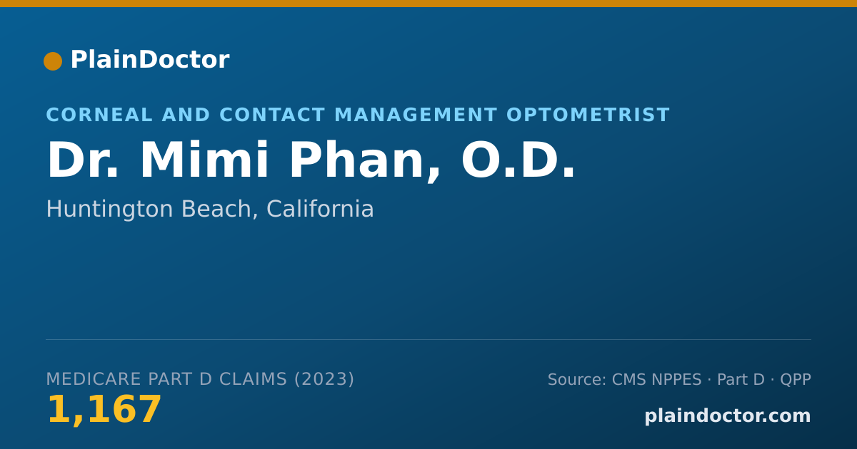 Shareable card for Mimi Phan, O.D. - Corneal and Contact Management Optometrist, Huntington Beach, CA