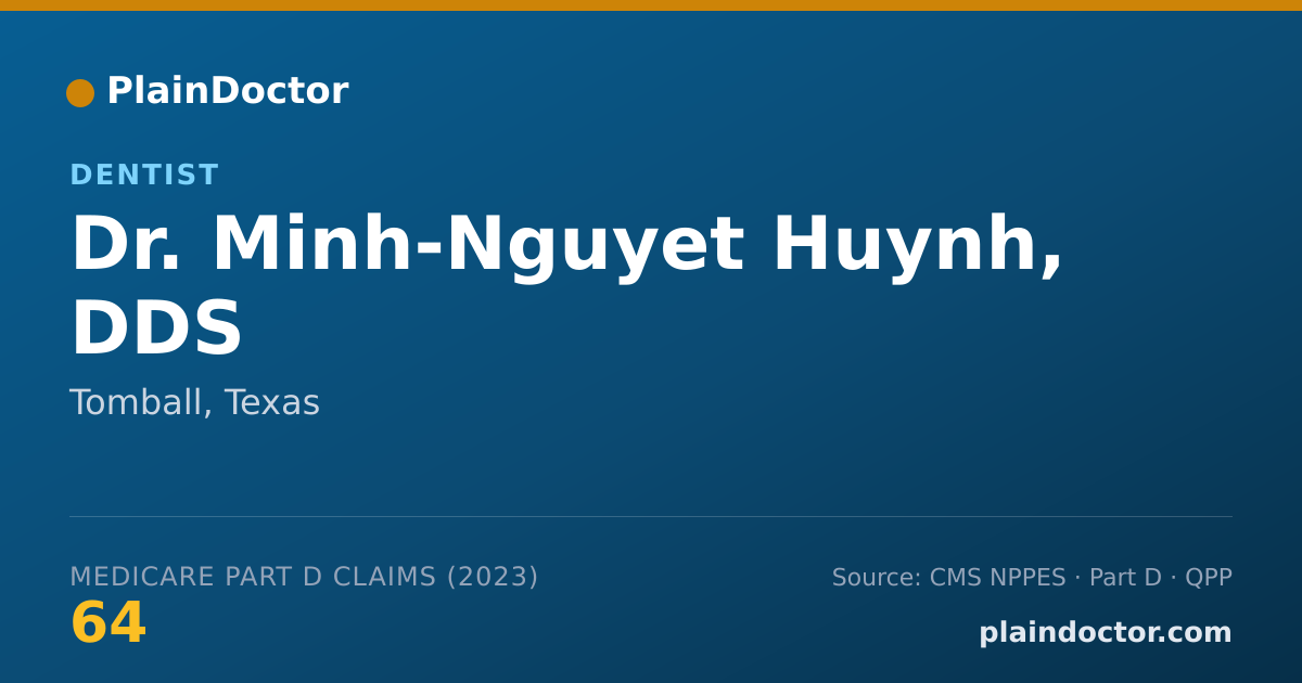 Shareable card for Minh-Nguyet Huynh, DDS - Dentist, Tomball, TX