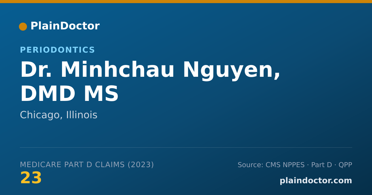 Shareable card for Minhchau Nguyen, DMD MS - Periodontics, Chicago, IL