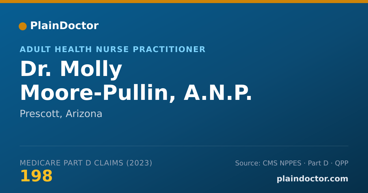 Shareable card for Molly Moore-Pullin, A.N.P. - Adult Health Nurse Practitioner, Prescott, AZ
