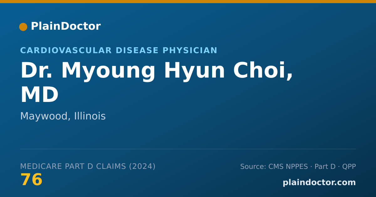 Shareable card for Myoung Hyun Choi, MD - Pediatrics Physician, Maywood, IL