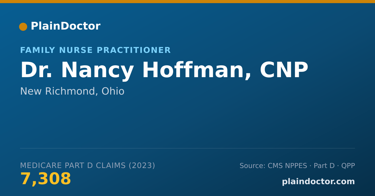 Shareable card for Nancy Hoffman, CNP - Family Nurse Practitioner, New Richmond, OH