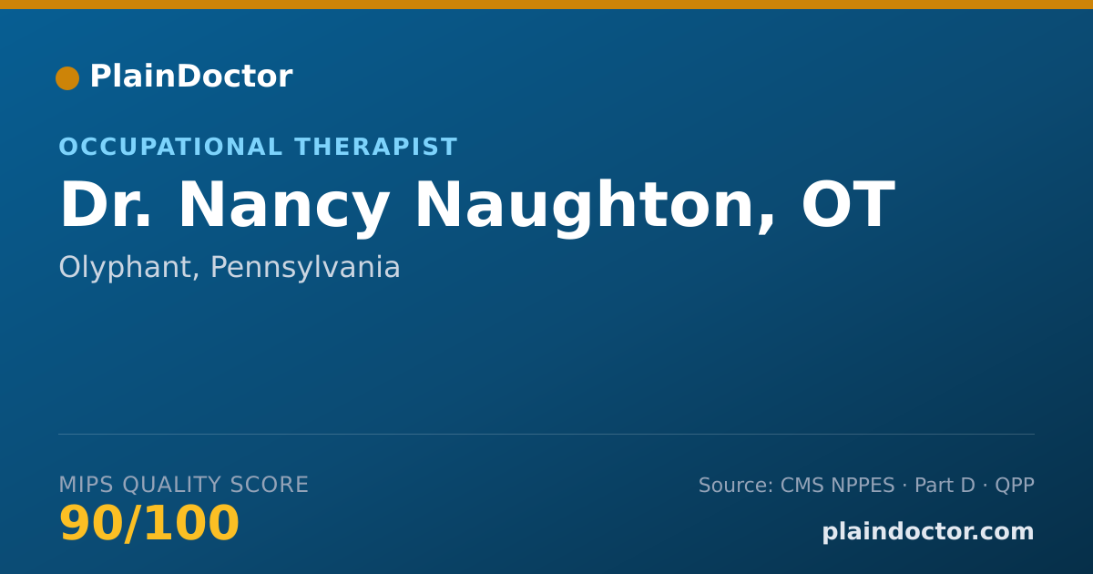 Shareable card for Nancy Naughton, OT - Occupational Therapist, Olyphant, PA