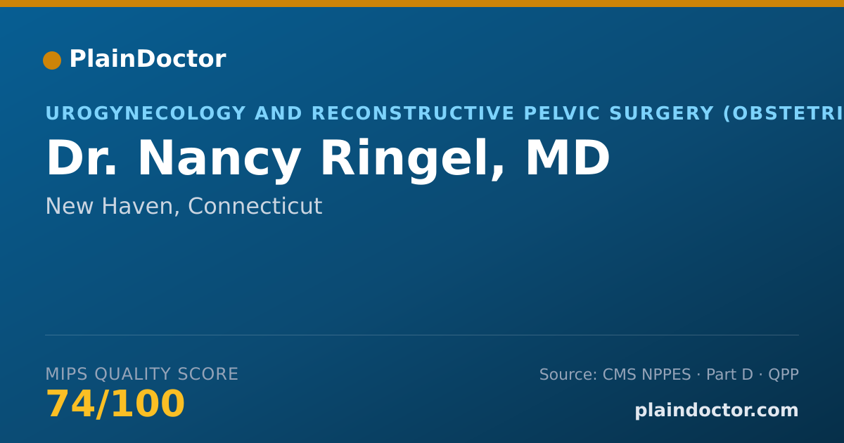 Shareable card for Nancy Ringel, MD - Urogynecology and Reconstructive Pelvic Surgery (Obstetrics & Gynecology) Physician, New Haven, CT