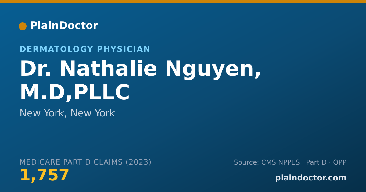Shareable card for Nathalie Nguyen, M.D,PLLC - Dermatology Physician, New York, NY