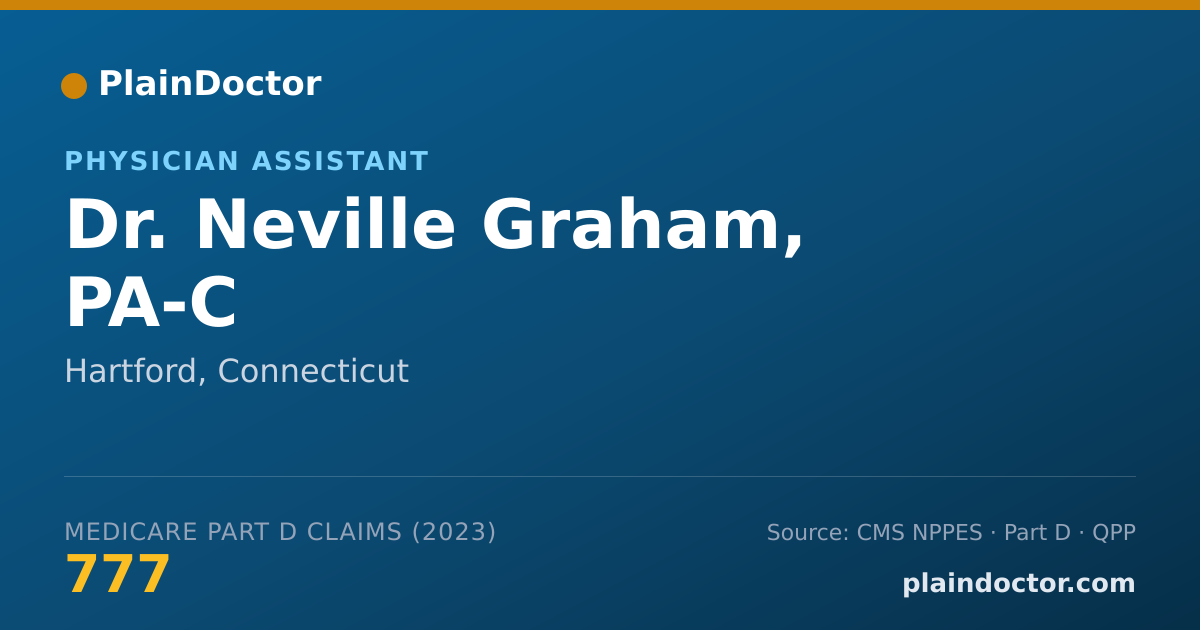 Shareable card for Neville Graham, PA-C - Physician Assistant, Hartford, CT