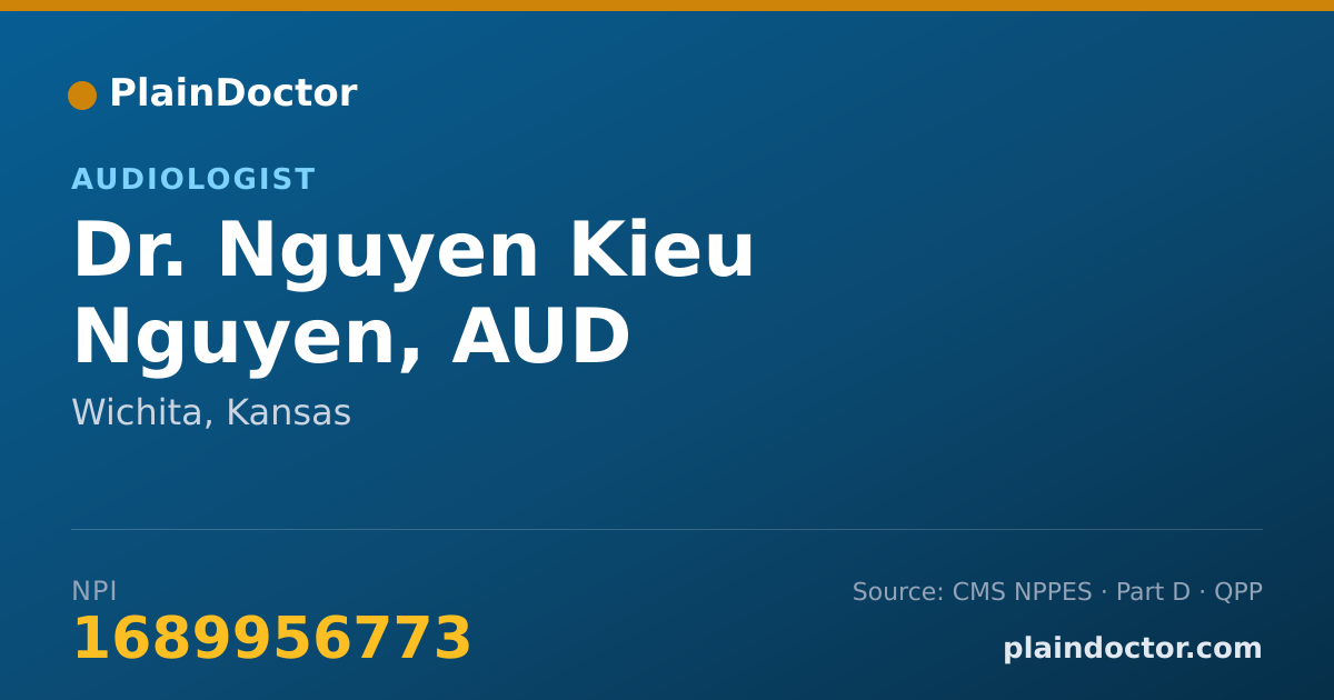 Shareable card for Nguyen Kieu Nguyen, AUD - Audiologist, Wichita, KS