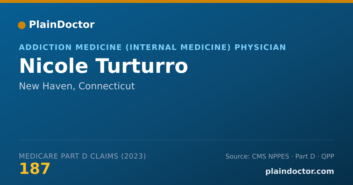 Shareable card for Nicole Turturro - Addiction Medicine (Internal Medicine) Physician, New Haven, CT