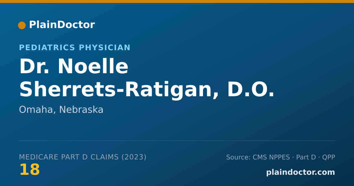 Shareable card for Noelle Sherrets-Ratigan, D.O. - Pediatrics Physician, Omaha, NE