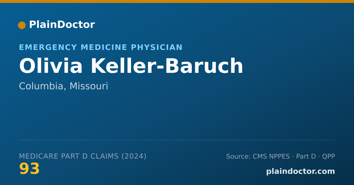 Shareable card for Olivia Keller-Baruch - Emergency Medicine Physician, Columbia, MO