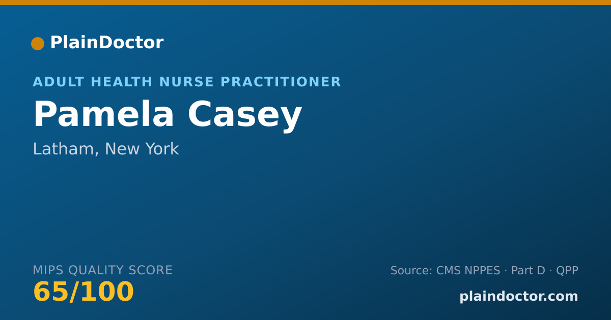 Shareable card for Pamela Casey - Adult Health Nurse Practitioner, Latham, NY