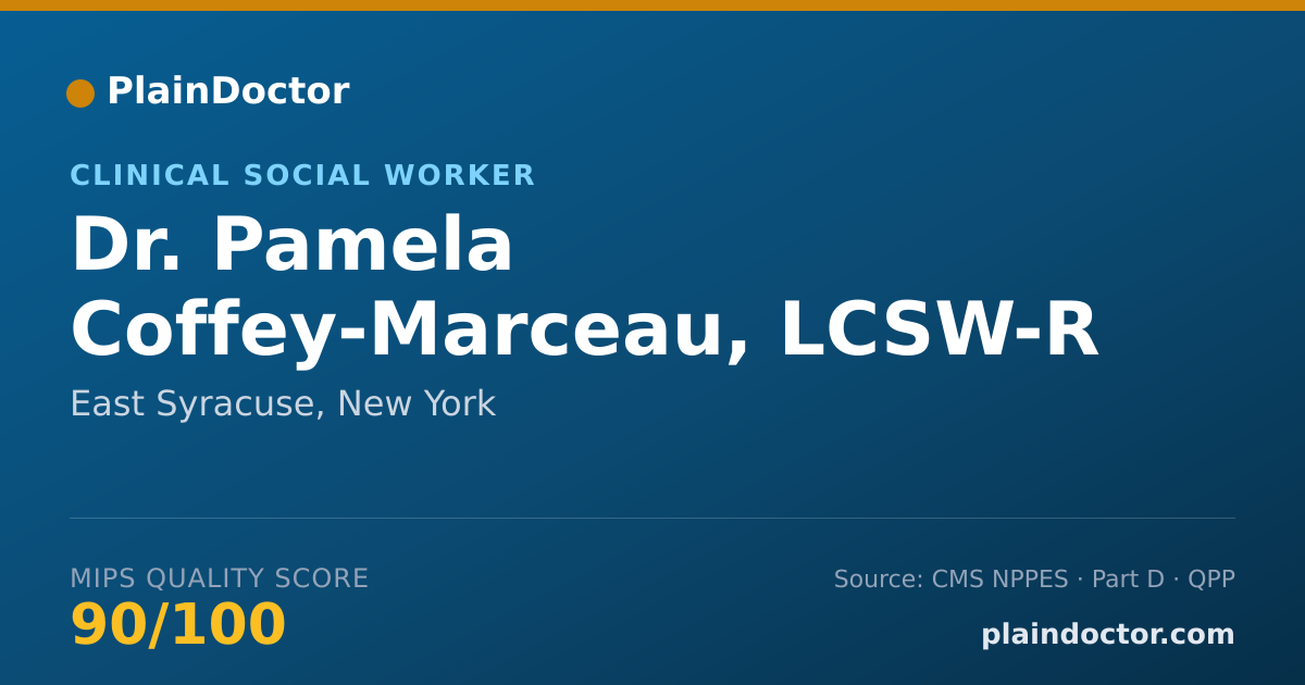 Shareable card for Pamela Coffey-Marceau, LCSW-R - Clinical Social Worker, East Syracuse, NY