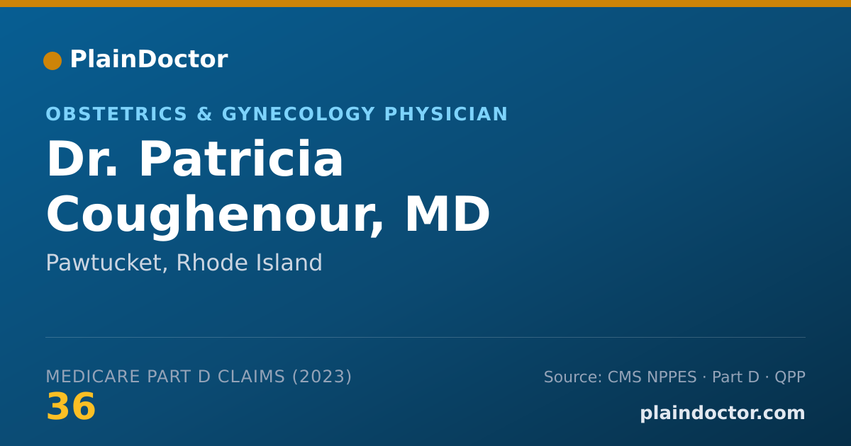 Shareable card for Patricia Coughenour, MD - Obstetrics & Gynecology Physician, Pawtucket, RI