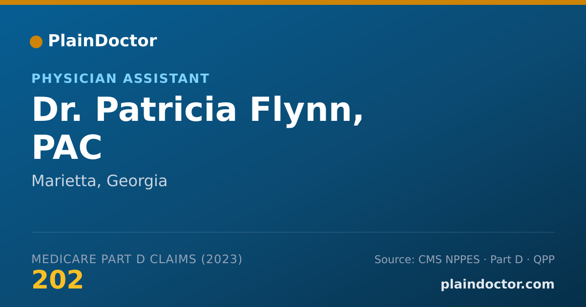 Shareable card for Patricia Flynn, PAC - Physician Assistant, Marietta, GA
