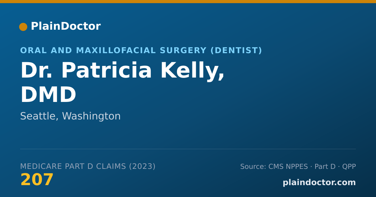 Shareable card for Patricia Kelly, DMD - Oral and Maxillofacial Surgery (Dentist), Seattle, WA