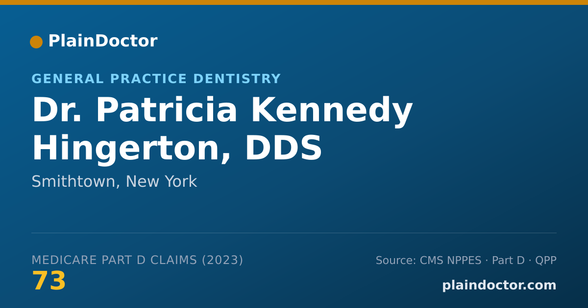 Shareable card for Patricia Kennedy Hingerton, DDS - General Practice Dentistry, Smithtown, NY