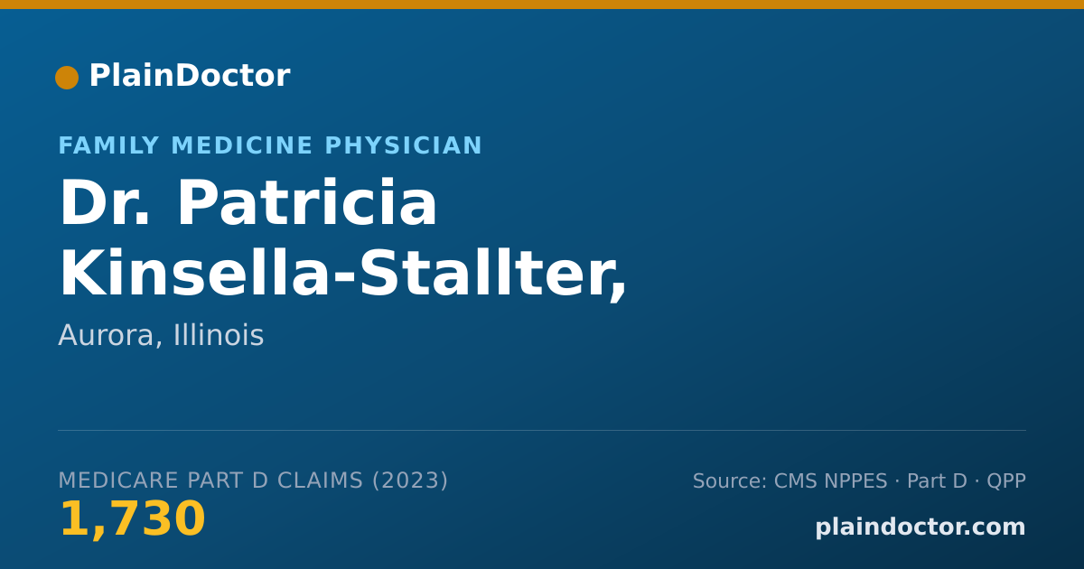 Shareable card for Patricia Kinsella-Stallter, D.O. - Family Medicine Physician, Aurora, IL