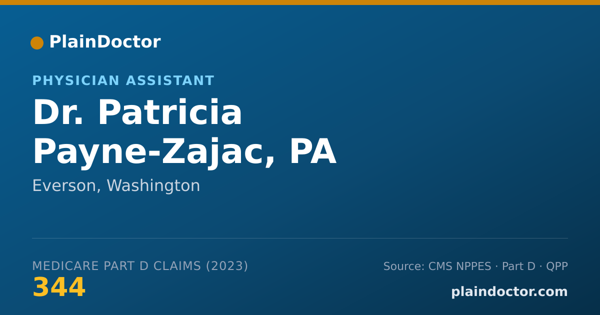 Shareable card for Patricia Payne-Zajac, PA - Physician Assistant, Everson, WA