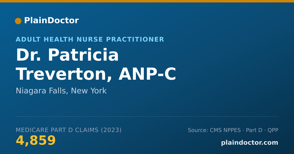 Shareable card for Patricia Treverton, ANP-C - Adult Health Nurse Practitioner, Niagara Falls, NY