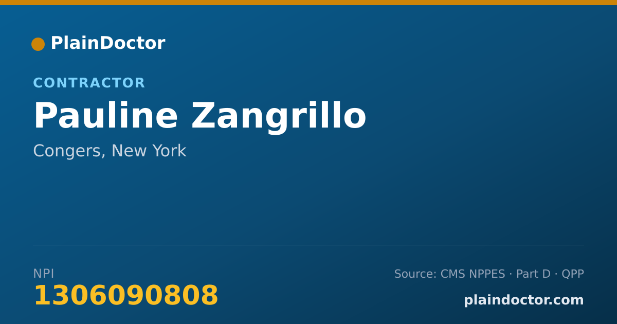 Shareable card for Pauline Zangrillo - Contractor, Congers, NY