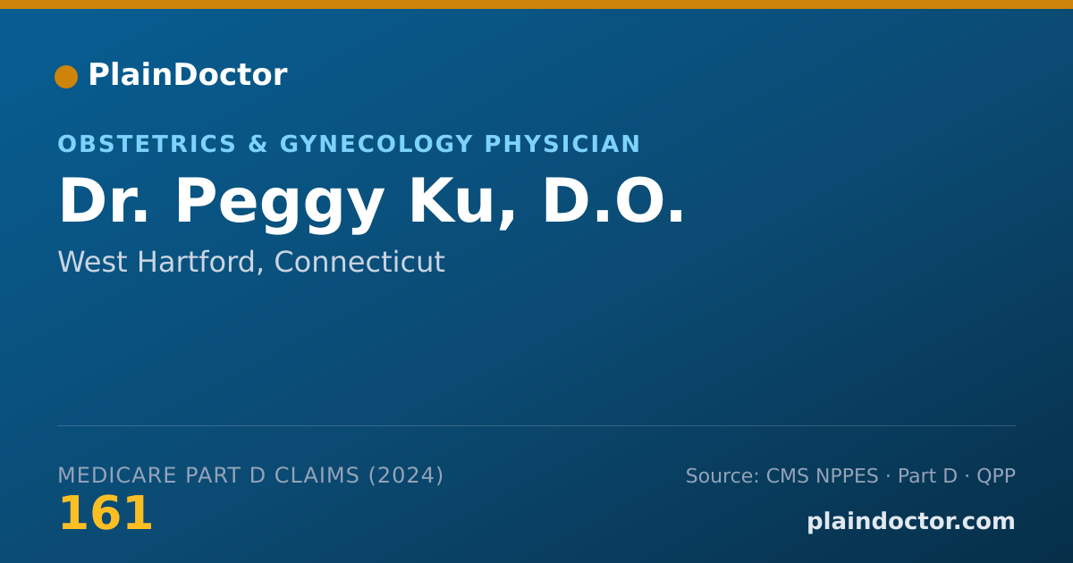 Shareable card for Peggy Ku, D.O. - Obstetrics & Gynecology Physician, West Hartford, CT
