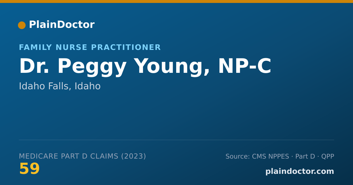 Shareable card for Peggy Young, NP-C - Family Nurse Practitioner, Idaho Falls, ID