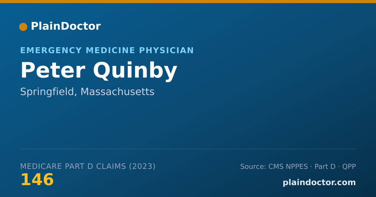 Shareable card for Peter Quinby - Emergency Medicine Physician, Springfield, MA
