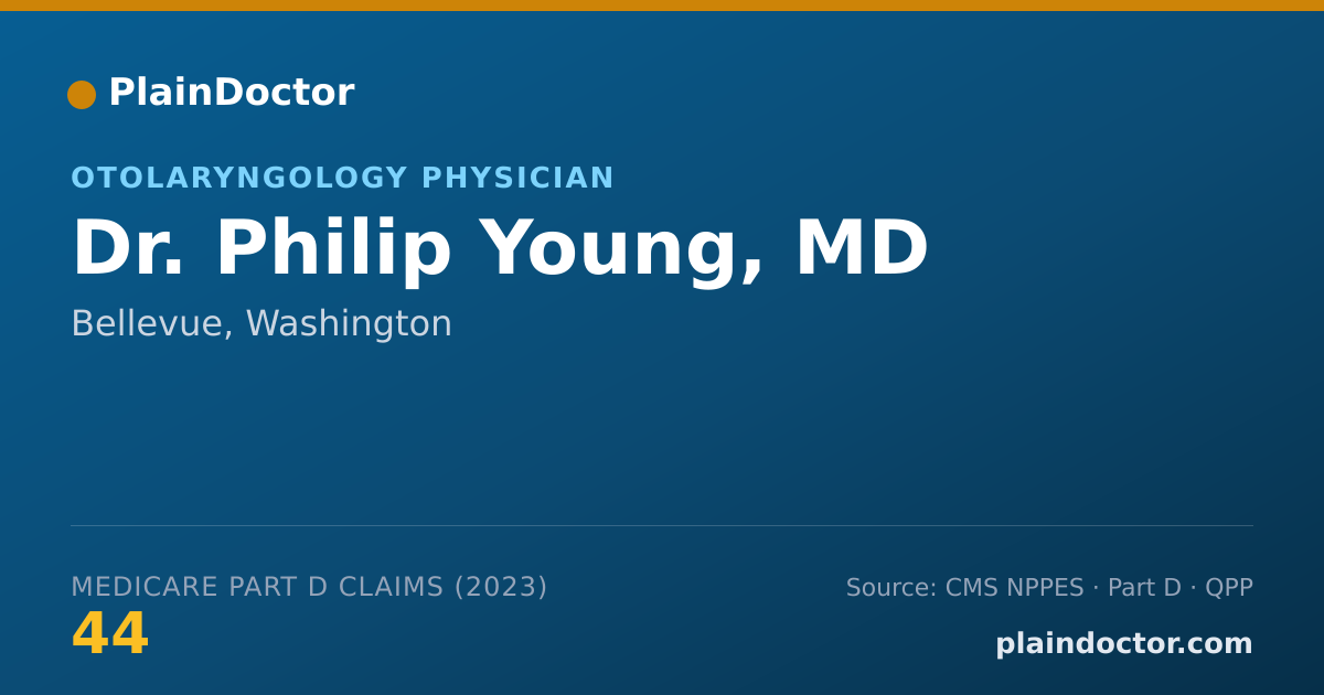 Shareable card for Philip Young, MD - Otolaryngology Physician, Bellevue, WA