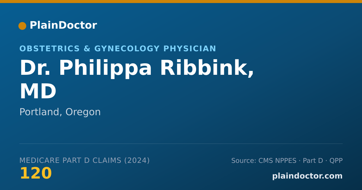 Shareable card for Philippa Ribbink, MD - Obstetrics & Gynecology Physician, Portland, OR