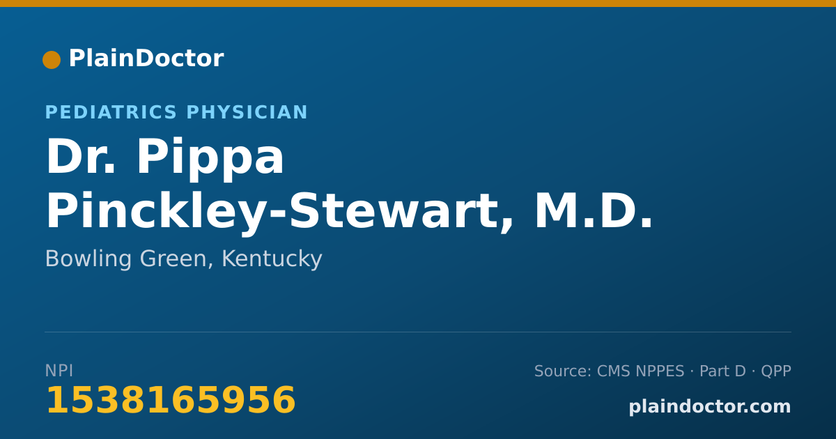 Shareable card for Pippa Pinckley-Stewart, M.D. - Pediatrics Physician, Bowling Green, KY