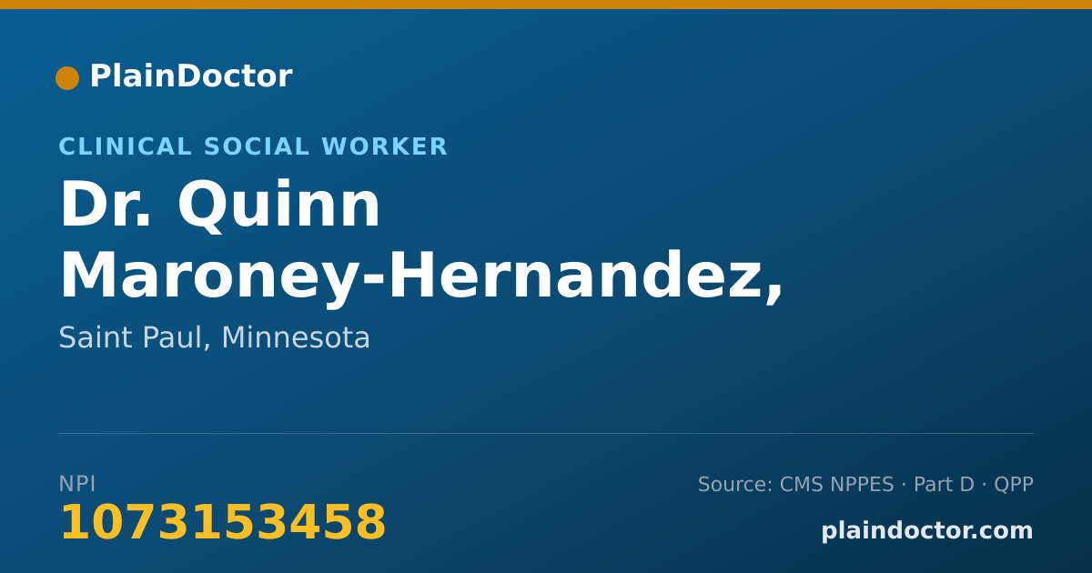 Shareable card for Quinn Maroney-Hernandez, MSW, LICSW - Clinical Social Worker, Saint Paul, MN