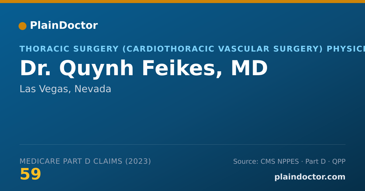 Shareable card for Quynh Feikes, MD - Thoracic Surgery (Cardiothoracic Vascular Surgery) Physician, Las Vegas, NV