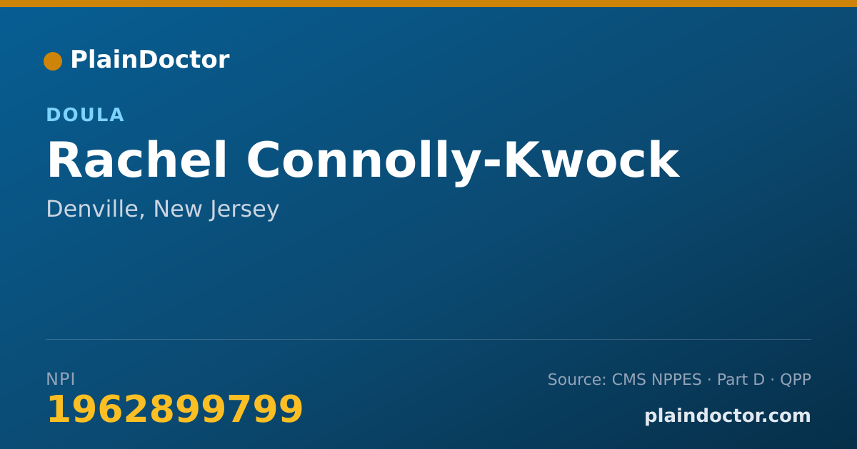 Shareable card for Rachel Connolly-Kwock - Doula, Denville, NJ