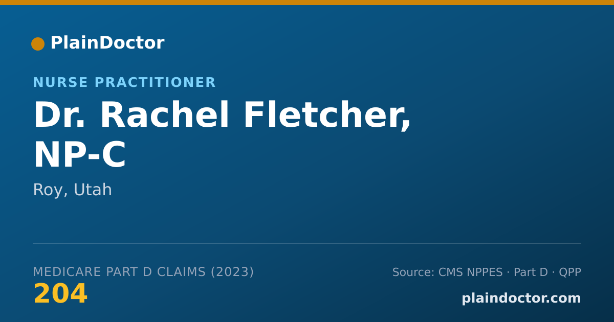 Shareable card for Rachel Fletcher, NP-C - Nurse Practitioner, Roy, UT