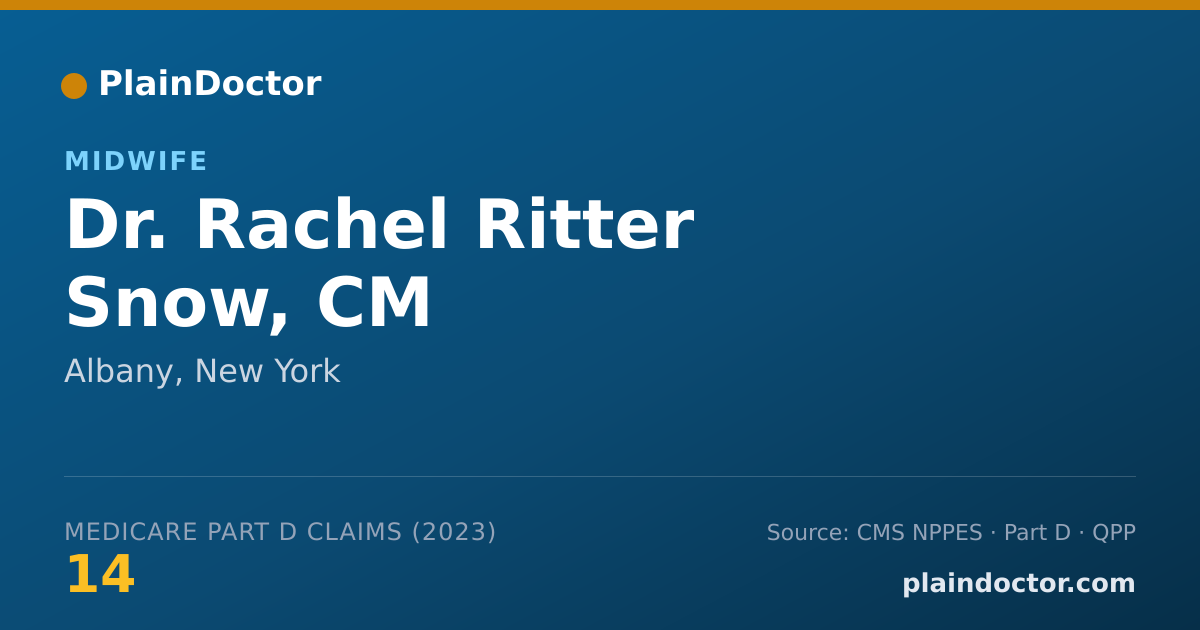 Shareable card for Rachel Ritter Snow, CM - Midwife, Albany, NY